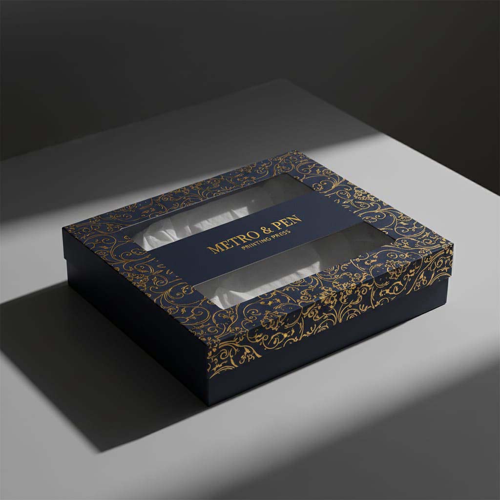 Crash lock window box for retail packaging UAE